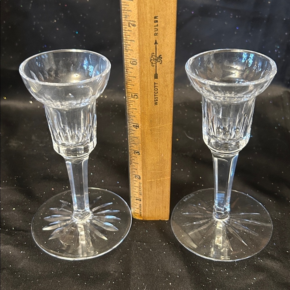 🍒Waterford Crystal Candlesticks (LC)🍒 - Picture 7 of 9